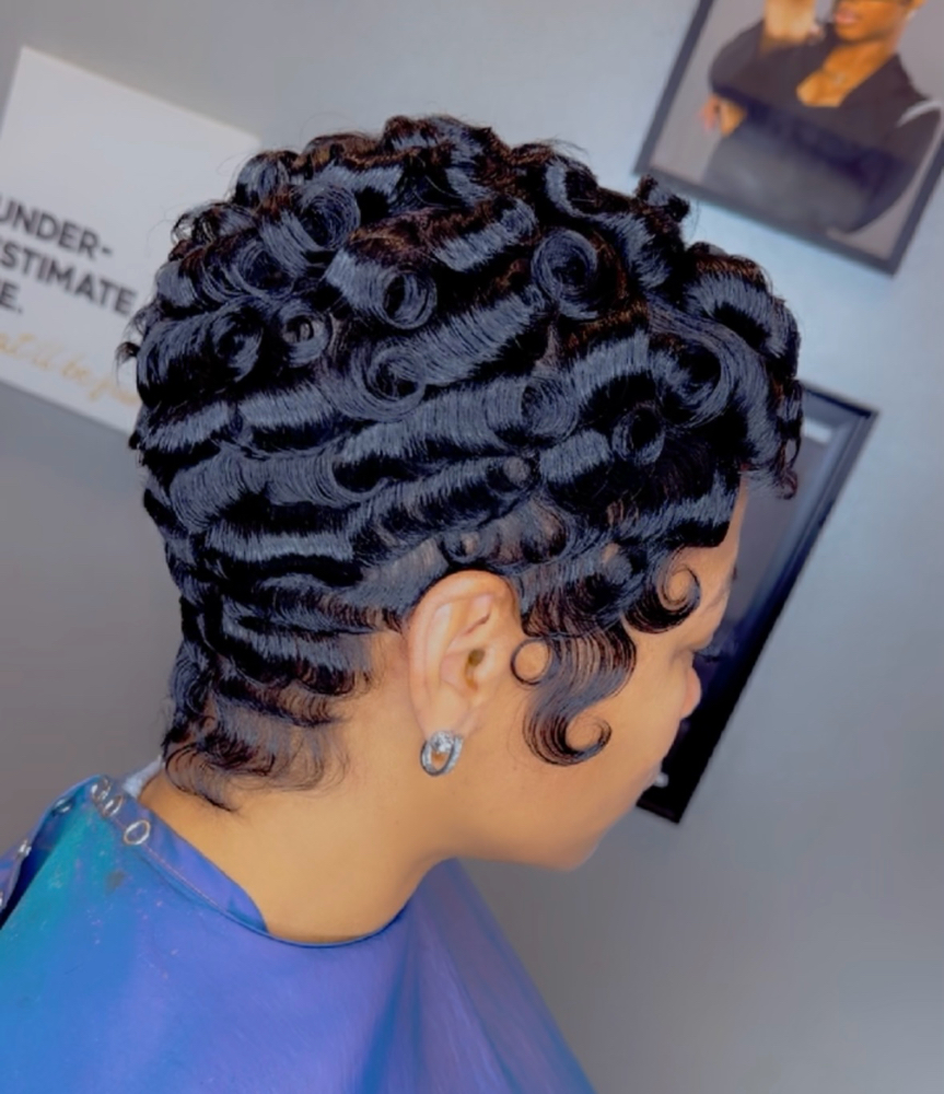 Relaxer Retouch & Style