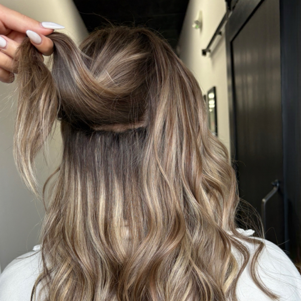 1 row hand tied extensions at Bloom Beauty Room in Willoughby, OH