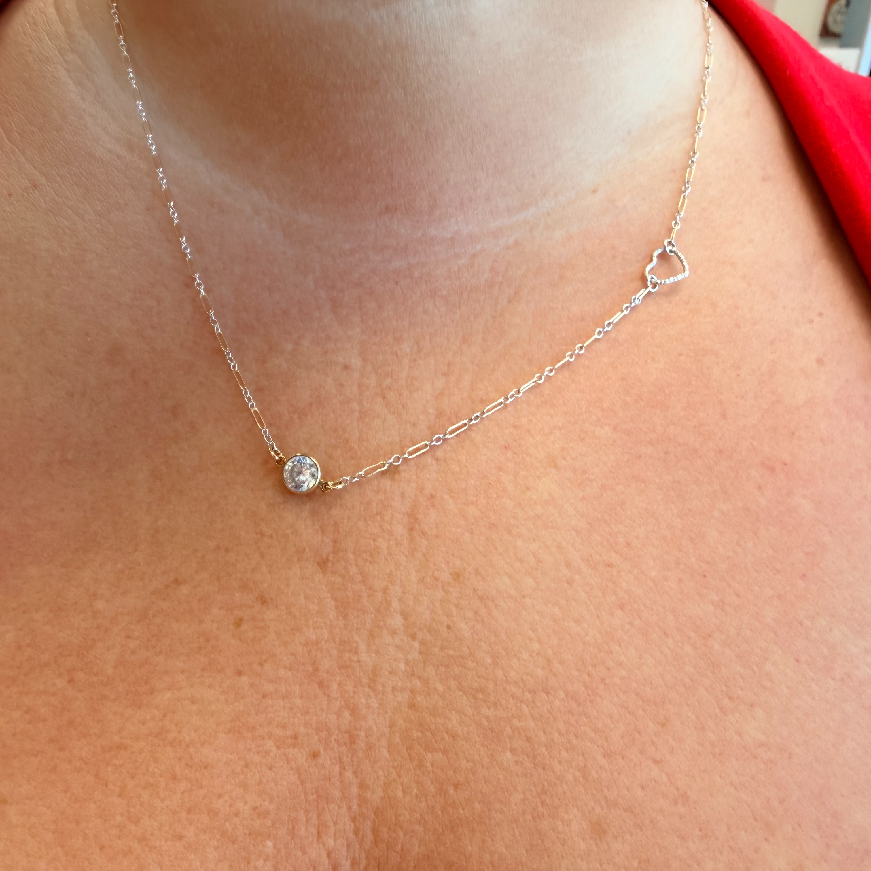 14K Gold-Filled Necklace at Calm Creations Permanent Jewelry in Erie, PA