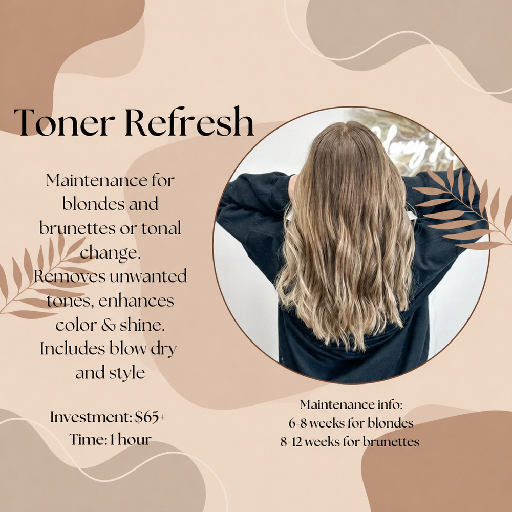 Toner Refresh at Honey Hair by Lynsey in Lillington, NC