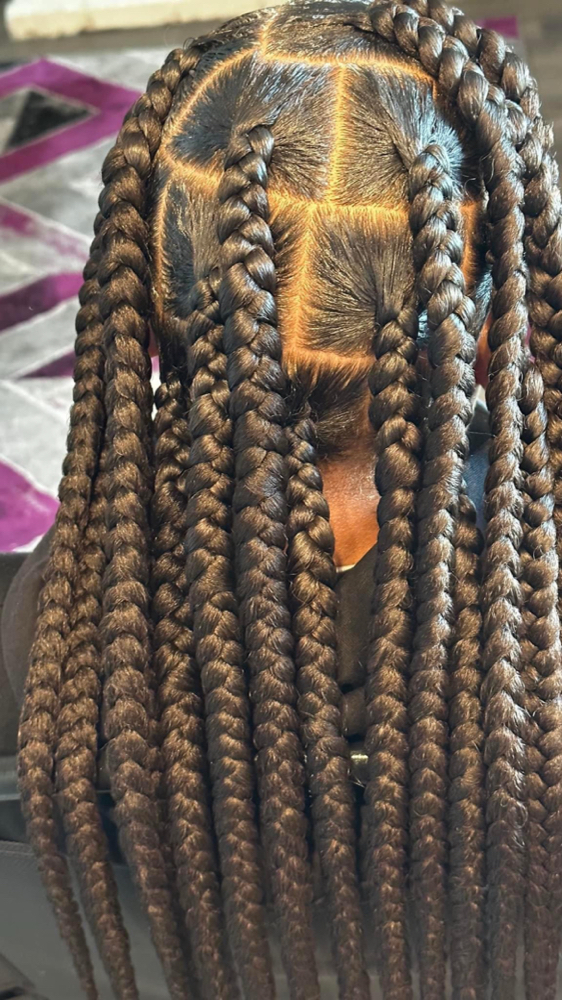 Jumbo Knotless 8-12 Braids at Cali Slayz LLC in Antioch, CA