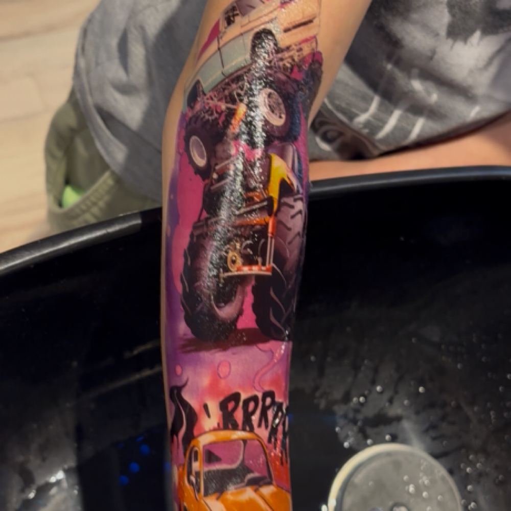 Kids Temp. Tattoo at Colorado Kids Salon & Spa in Longmont, CO