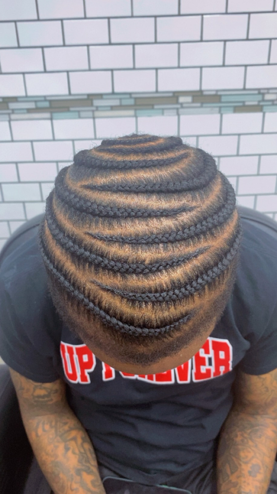 Cornrow Style (non feedin/knotless)