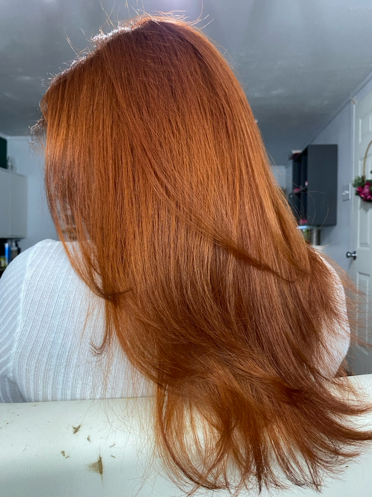 All Over Color at Toriirose Hair Artistry in San Antonio, TX