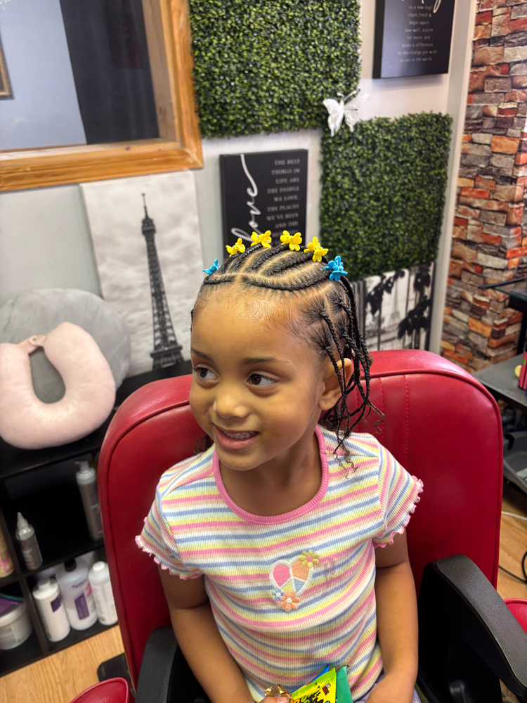 Natural Knotless Braids