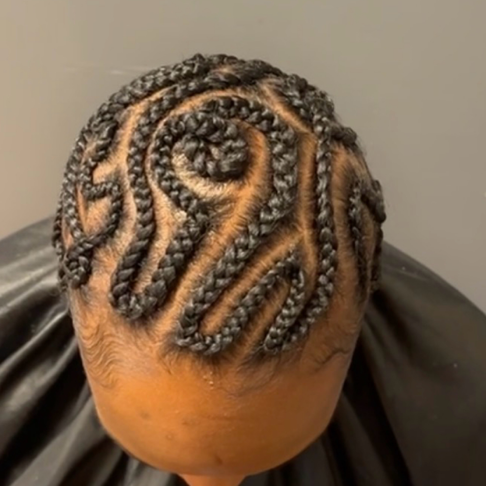 Braided Baldie at Birds Braiding Boutique in Newnan, GA