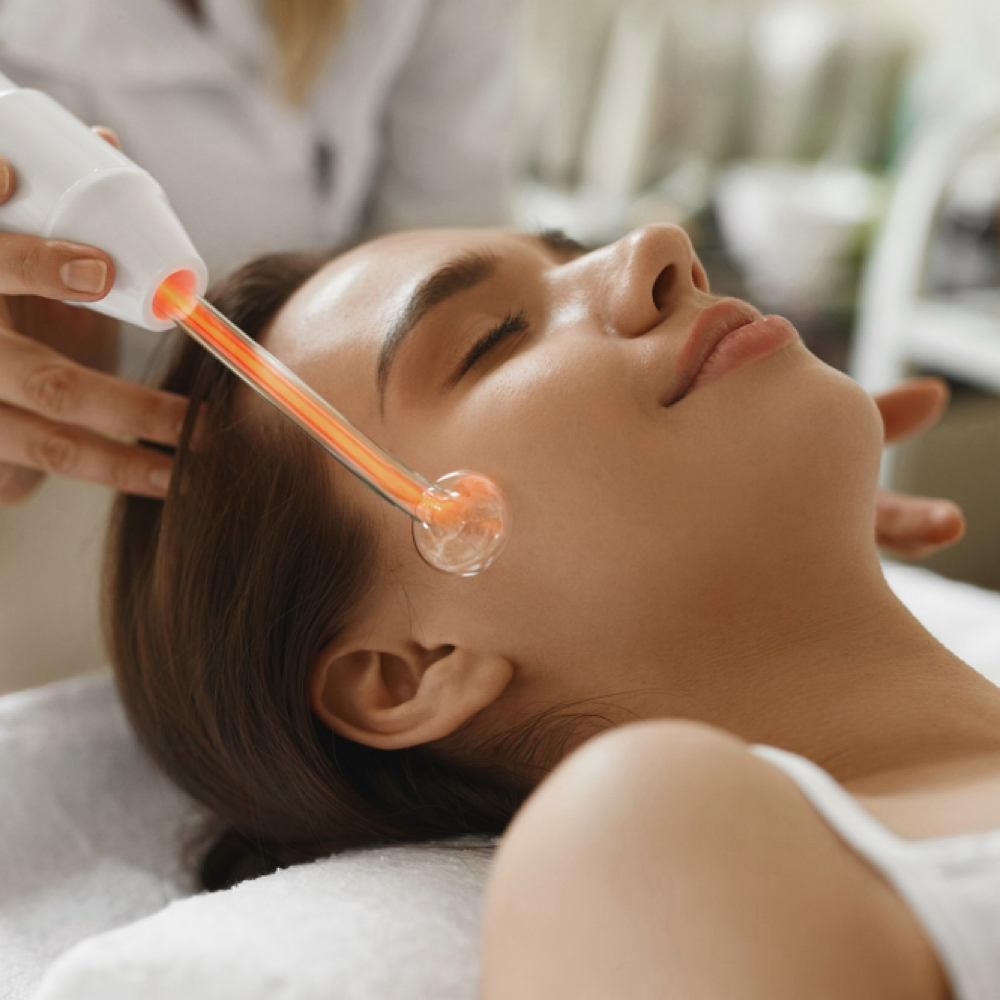 High Frequency Facial at LUX SALON in Mount Pleasant, PA