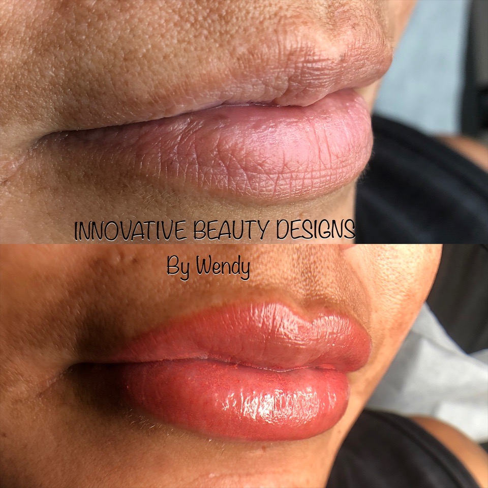 Lip Blushing Touch Up 10week-6month