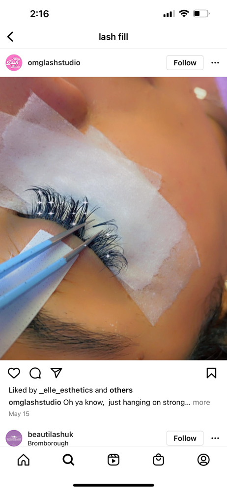 2week Hybrid Lash Fill at Vanessa VanGogh Lashes in Clovis, NM