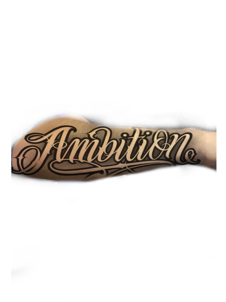 Wrist To Elbow Lettering