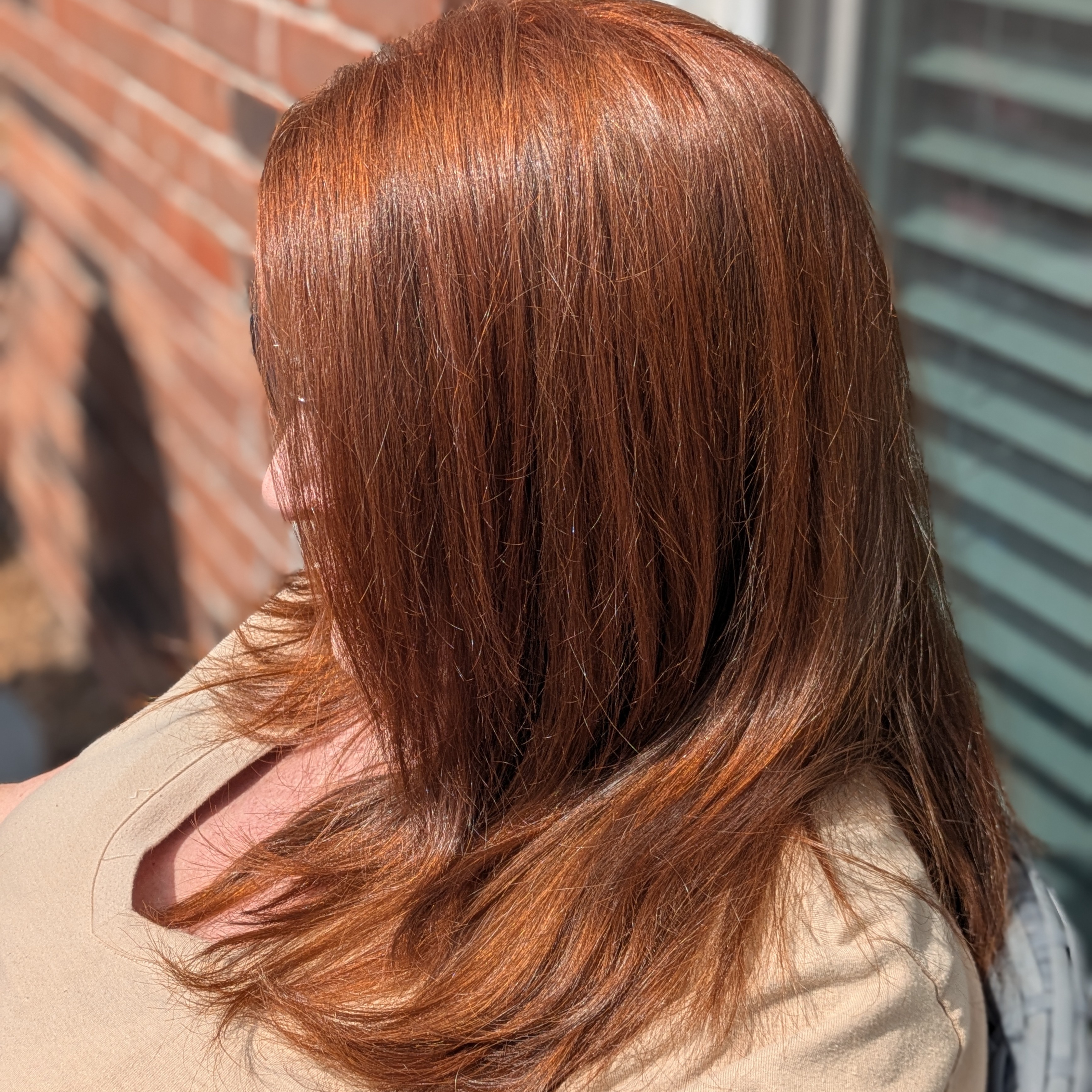 Radiant Copper/Crimson Velvet at Cornucopia Hair Atelier in Memphis, TN