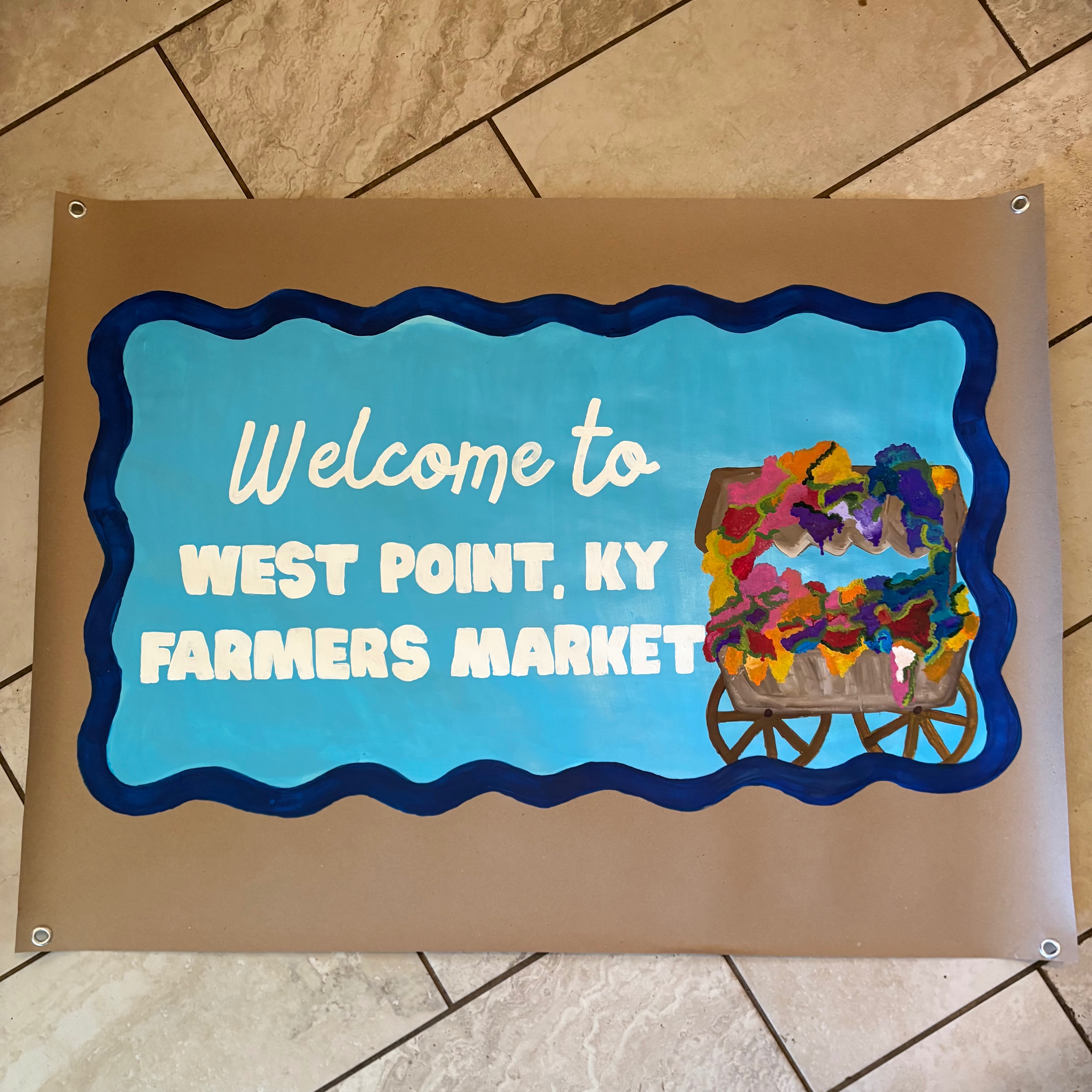 4x3ft Banner at Bre Created That in WEST POINT, KY