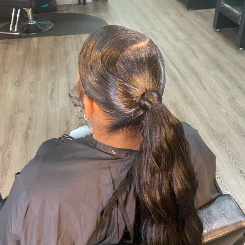 Slick And Sleek Ponytail at ByGemJayla in Columbus, OH