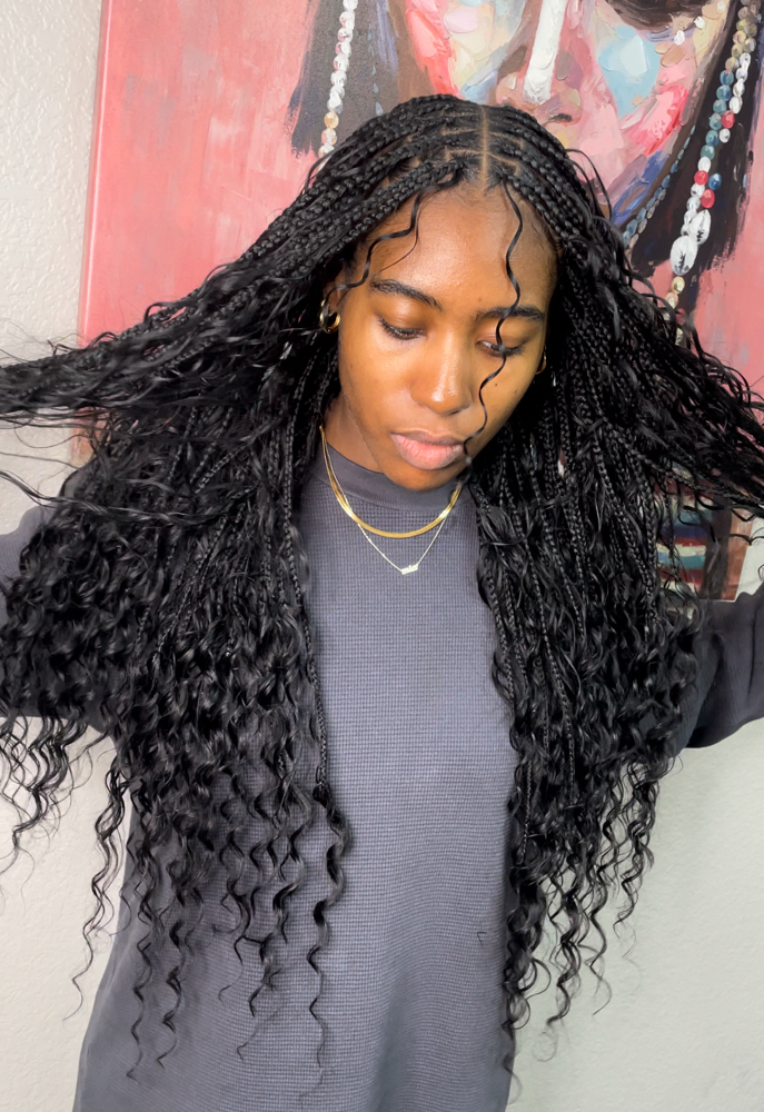 Boho/Goddess HHair Knotless Smedium