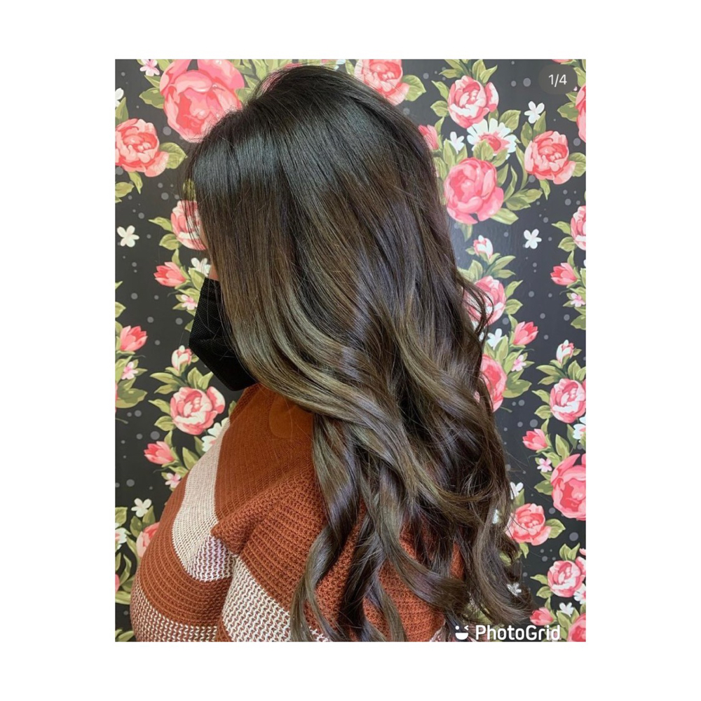 Color Retouch & Blowdry