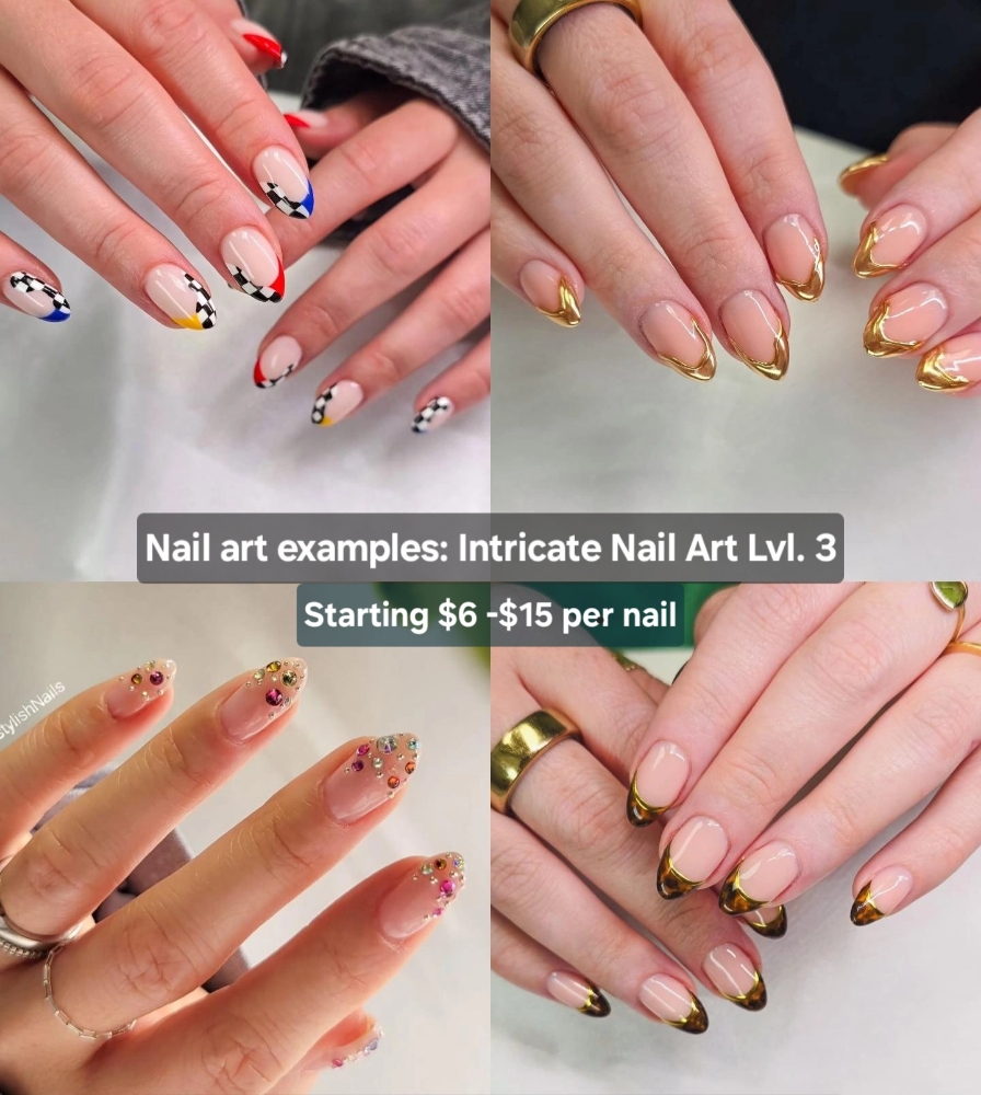 Nail art examples: Intricate Lvl.3