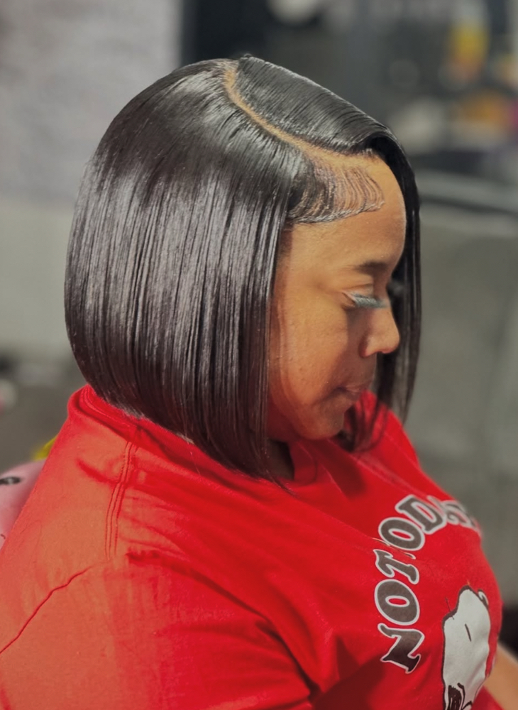 Quick Weave Bob With Closure at Goddess Stylez in Sealy, TX
