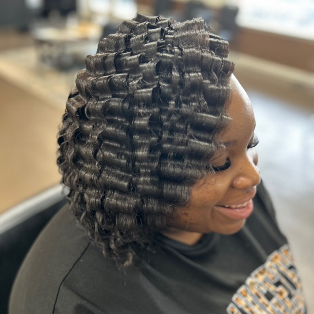 Flat Iron /Curl or Recurl at Royal Touch Beauty Salon LLC in Dothan, AL