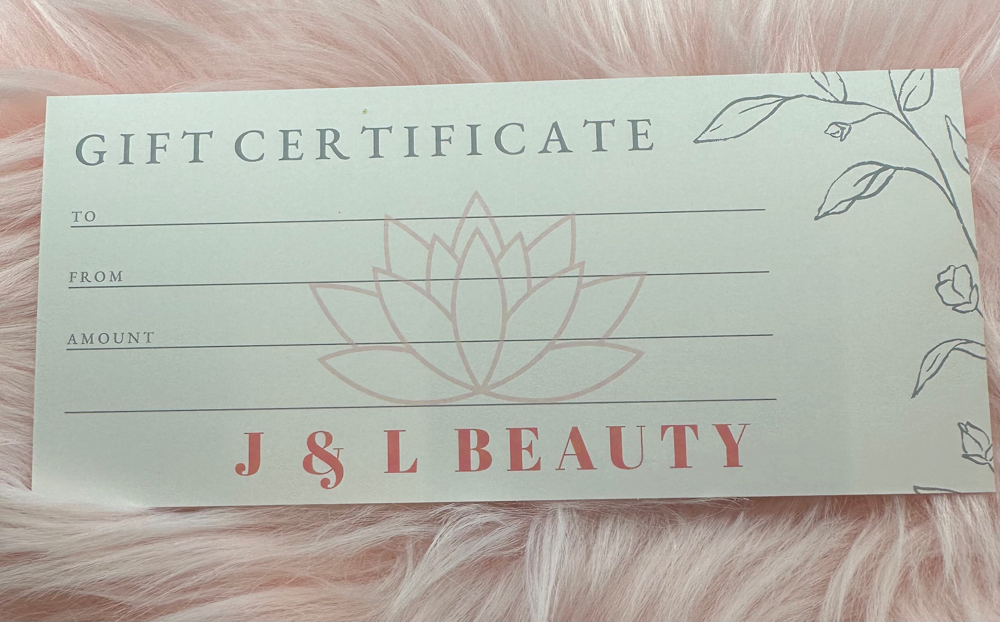 Gift certificate at L H BEAUTY in Lakeland, FL