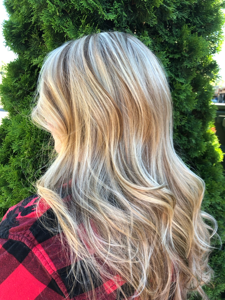 Partial Highlight heavy Blonde