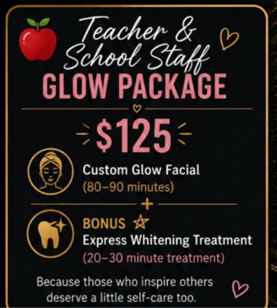 Back To School Glow Special at Envious Smiles & Beauty in Rockford, IL