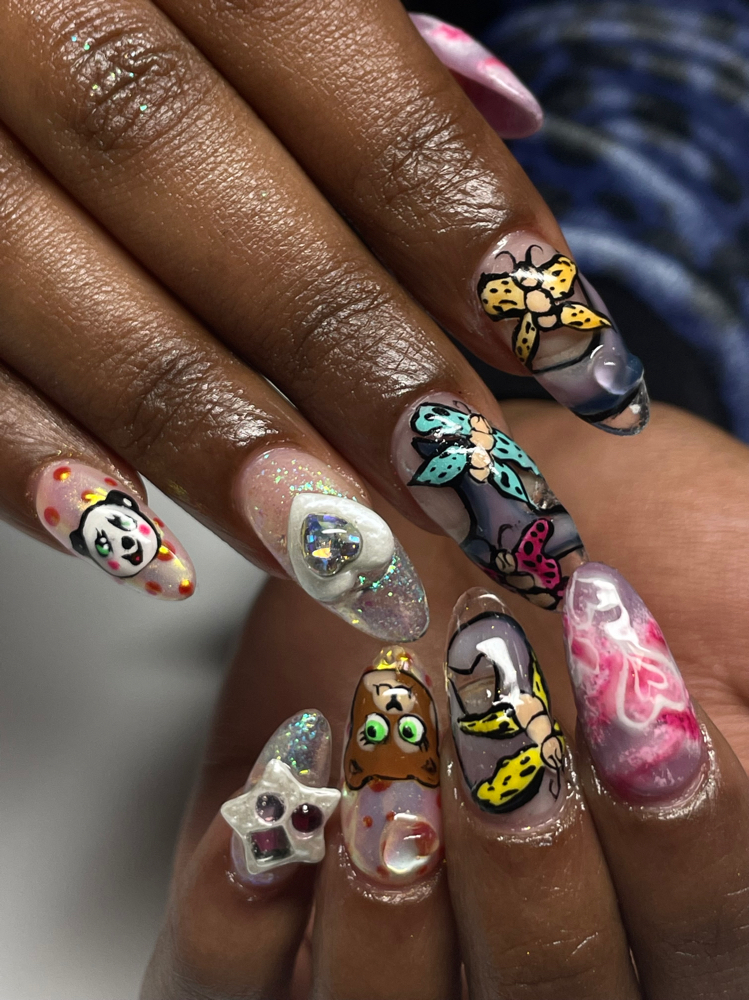 Detailed Nail Art