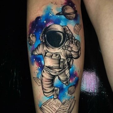 Cosmic Space Tattoos