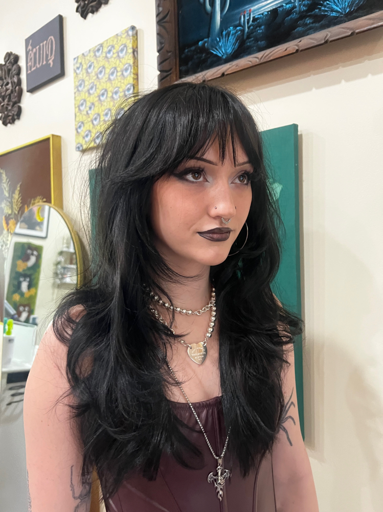 Mid To Long Length Haircut