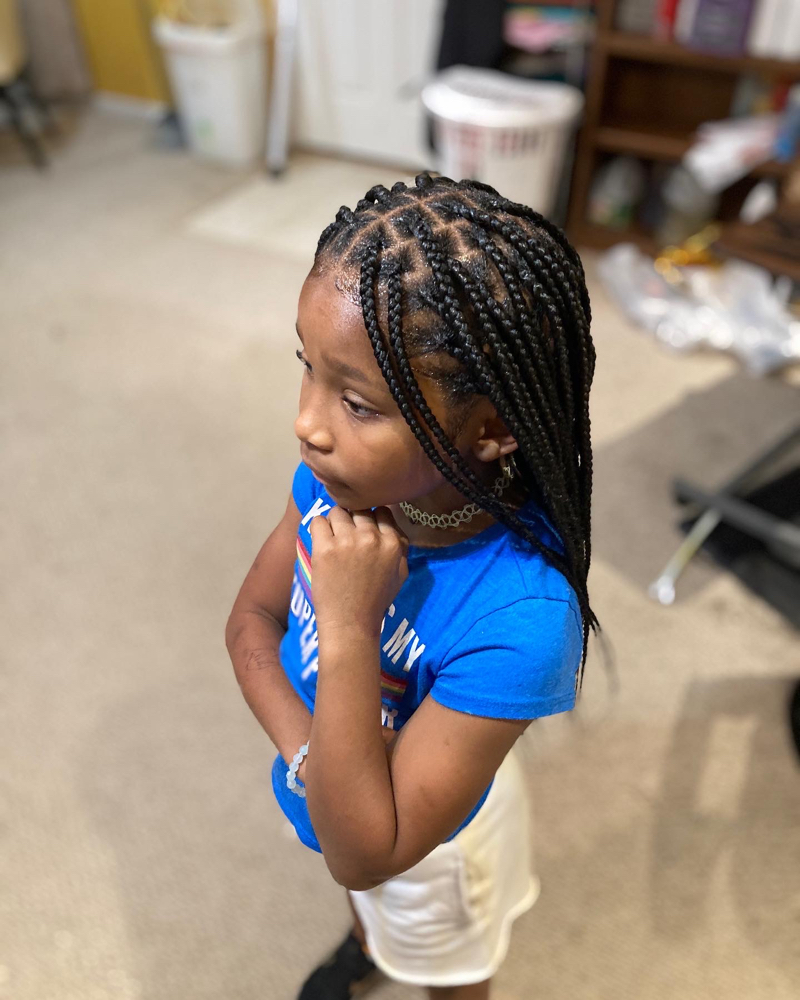 Kids Knotless/box Braids