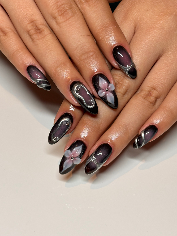 Hard Gel Refill W/ Art at Nailsbymj956 in McAllen, TX