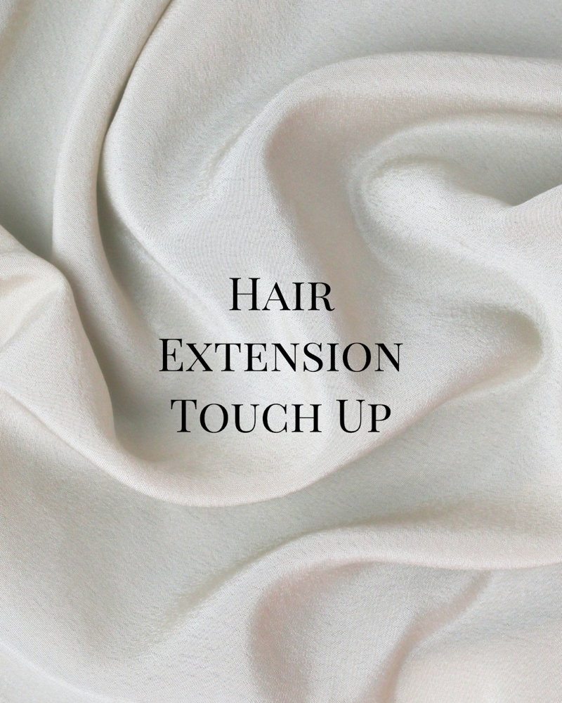 Hair Extension Touch up