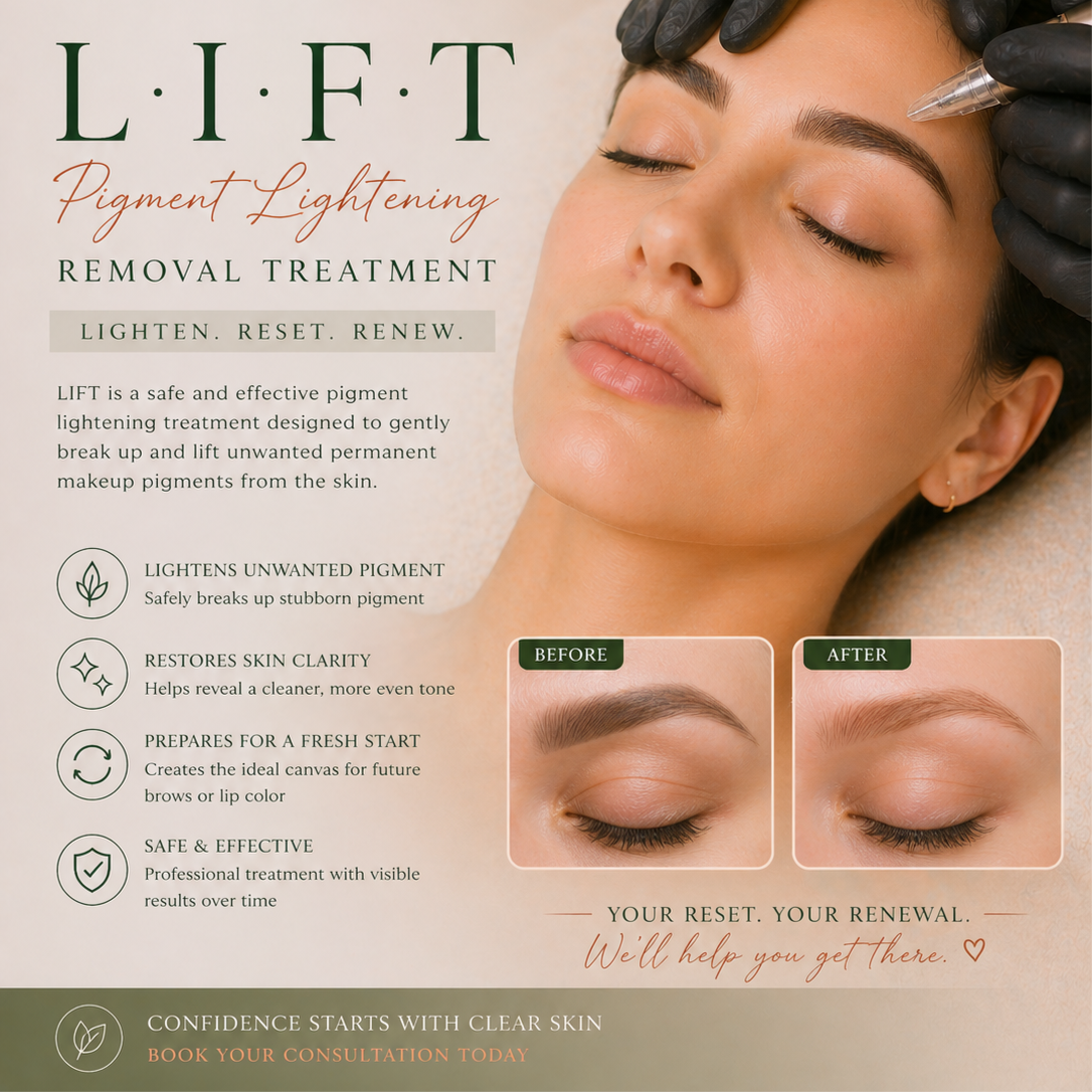 Brow Saline Pigment Lift & Removal at Radiance & Precision Aesthetics LLC in Fort Myers, FL