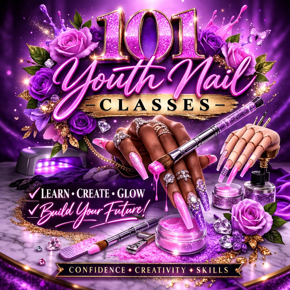 Youth Nail Academy Workshop at NailsbyQueen89 in Cleveland, OH