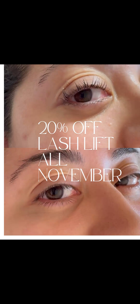 November Lash Lift Sale