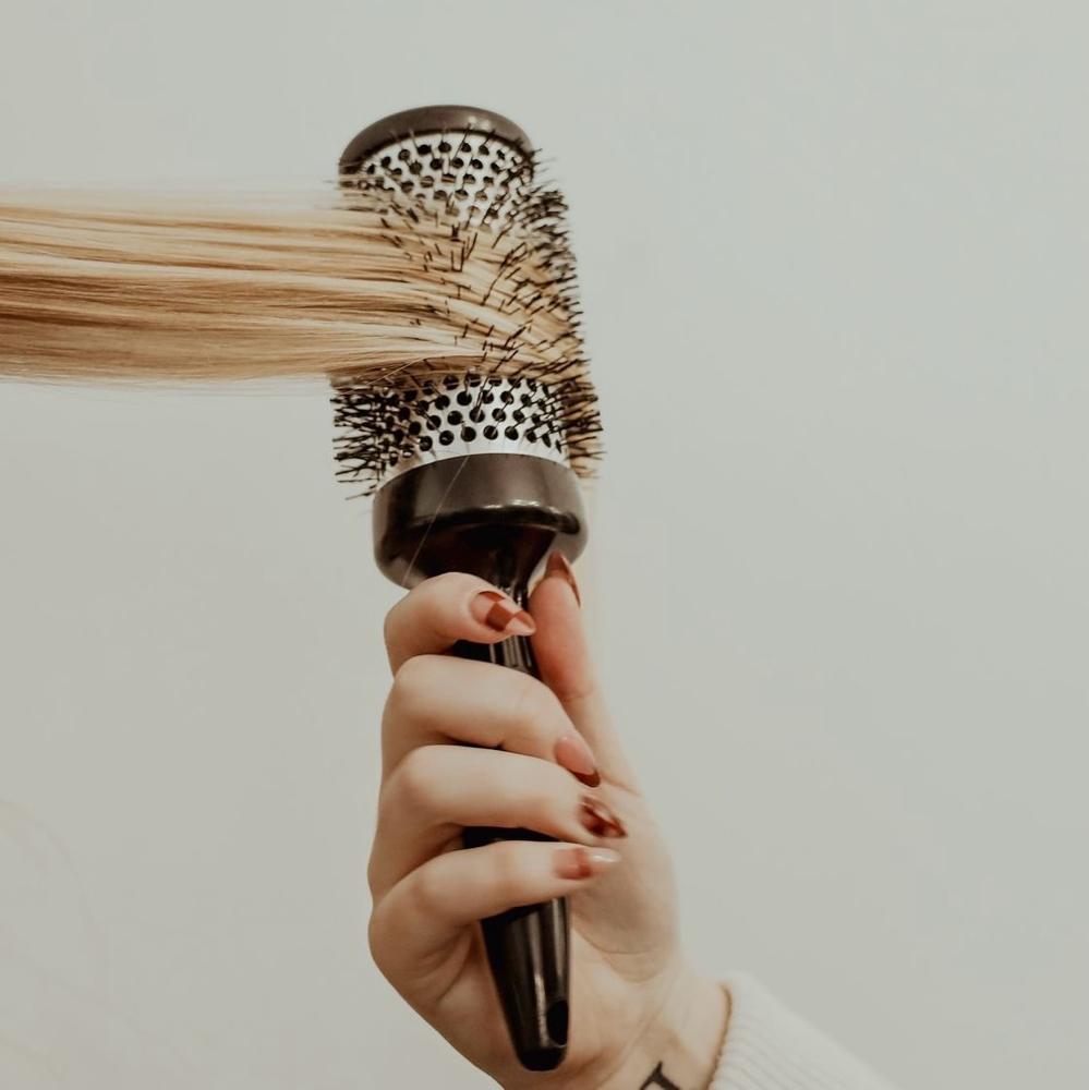 Blow dry at @hairby_m_e_g in Santa Monica, CA