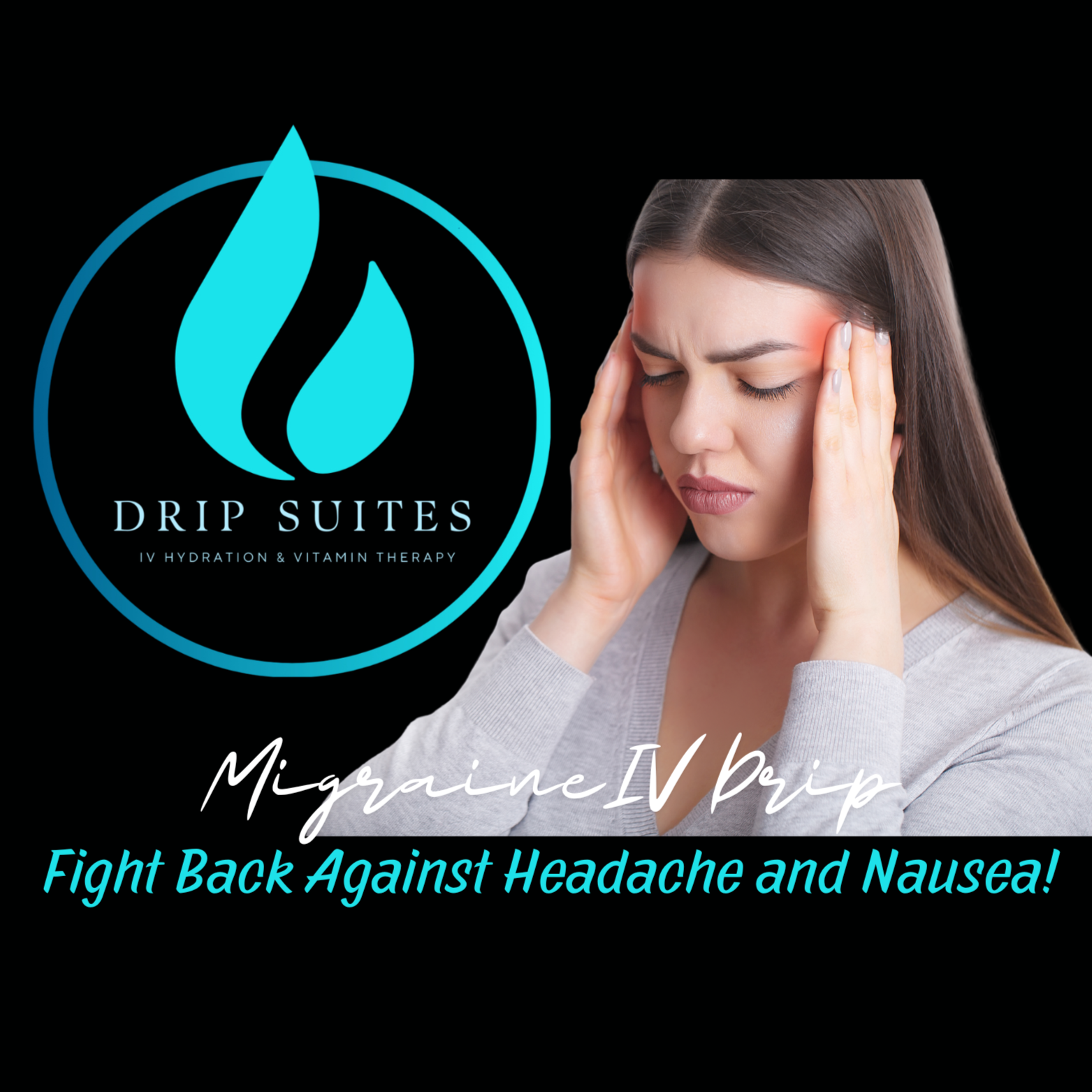 The Migraine Drip DELUXE at Drip Suites Vista in Vista, CA