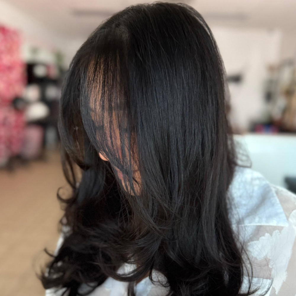 Layover Lux (shampoo/ Layerd Cut) at The Works By Juliano in Edinburg, TX