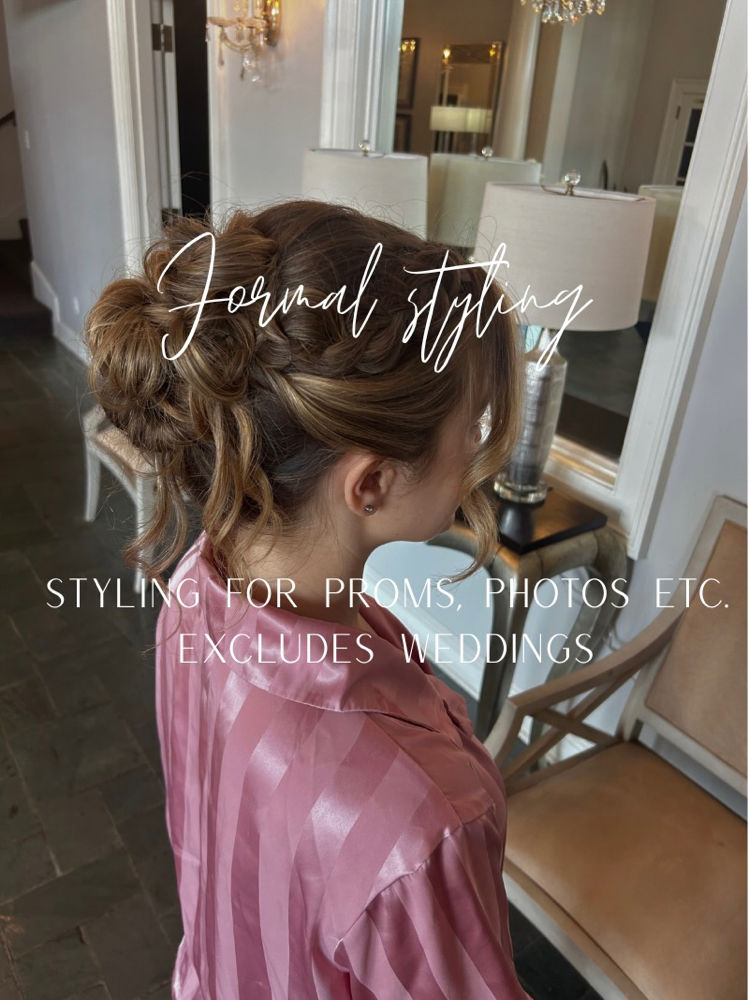 Formal Styling at Hair by Kenzie in Johnson City, TN