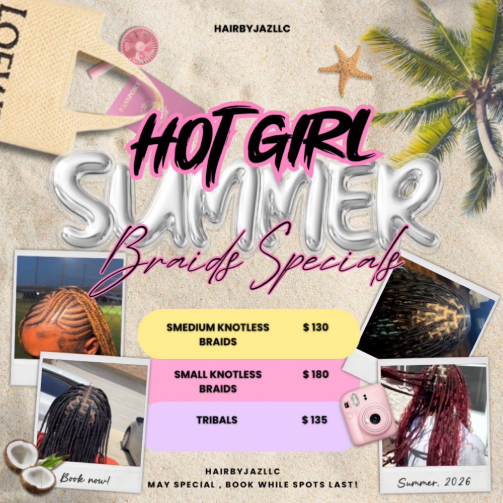 May Specials☀️💐 at HairByJaz in Lynn Haven, FL