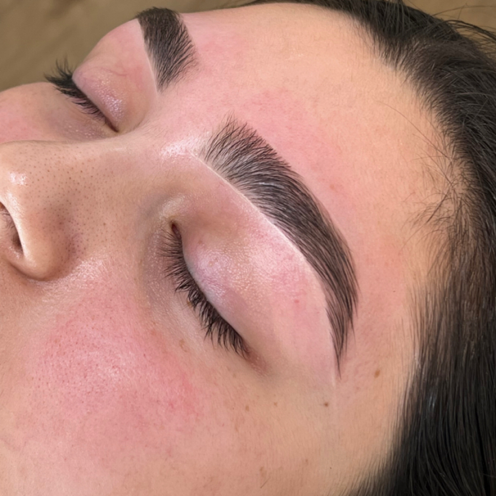 Brow wax + mapping + stain at Martini Esthetics in Concord, CA