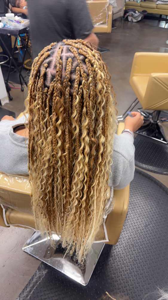 Bohemian Box Braids