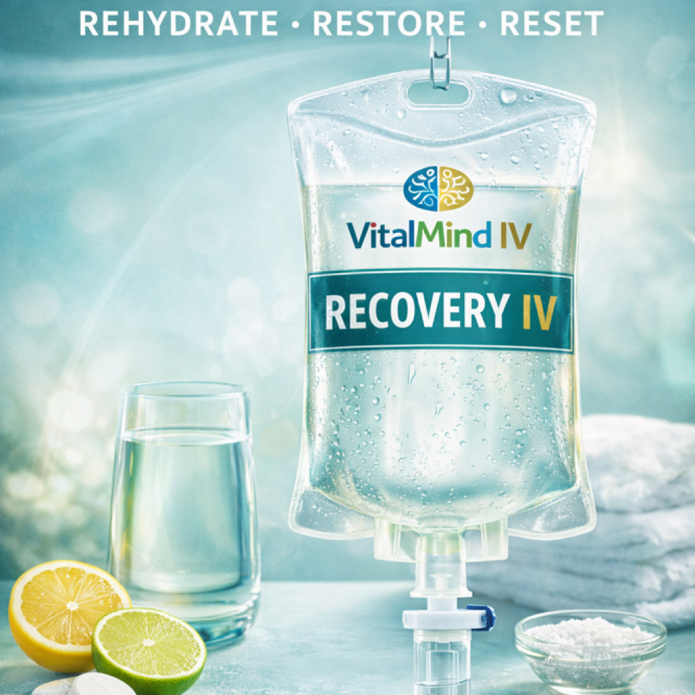 Hangover Recovery IV at Vital Mind Care in Sun City, FL