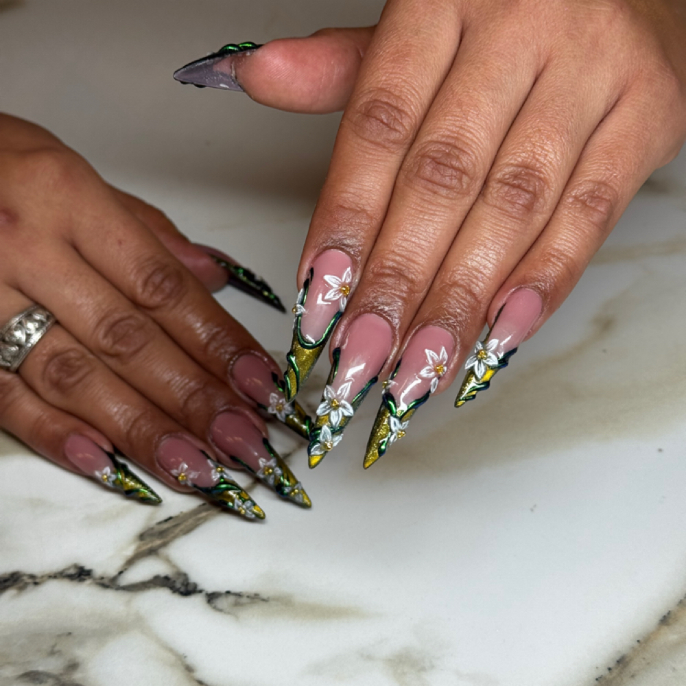 3D Nail Art (per Finger) at Jessegbeauty in Rialto, CA