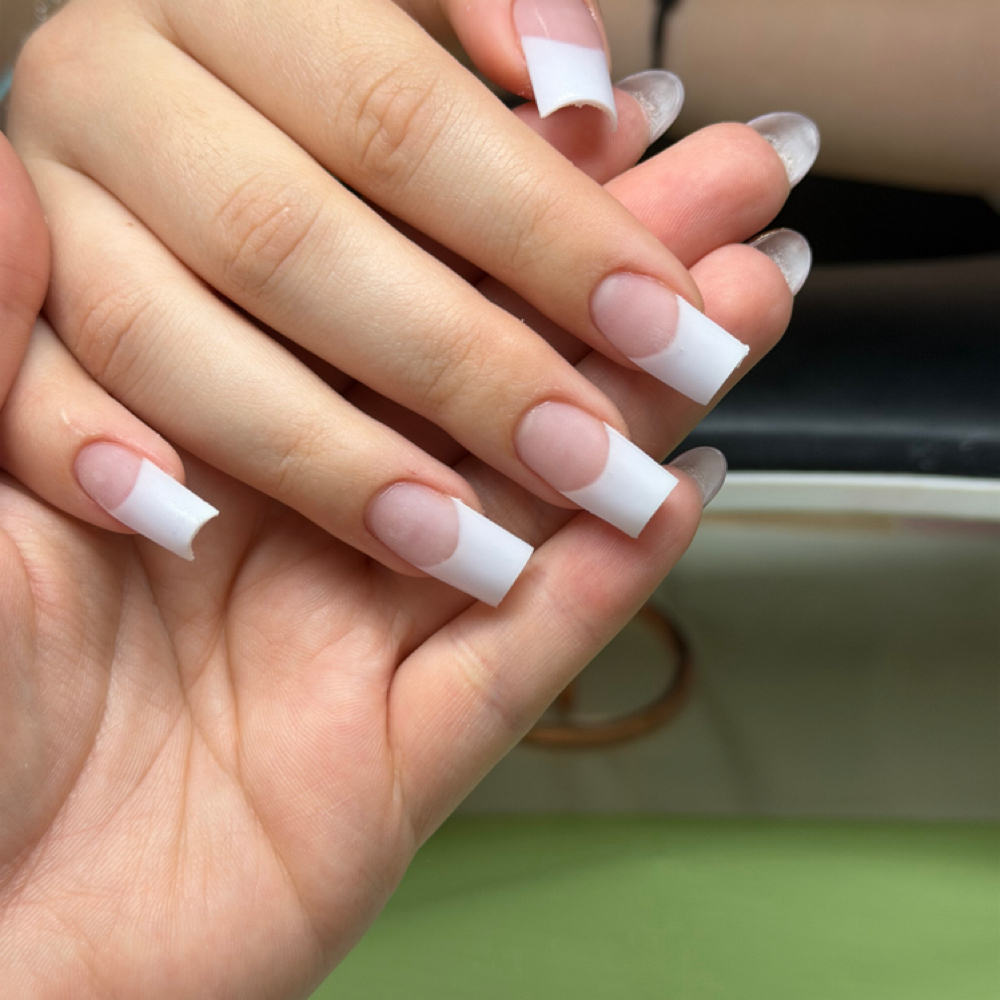Throw back Acrylic Fullset at Chatayata Nails in El Paso, TX