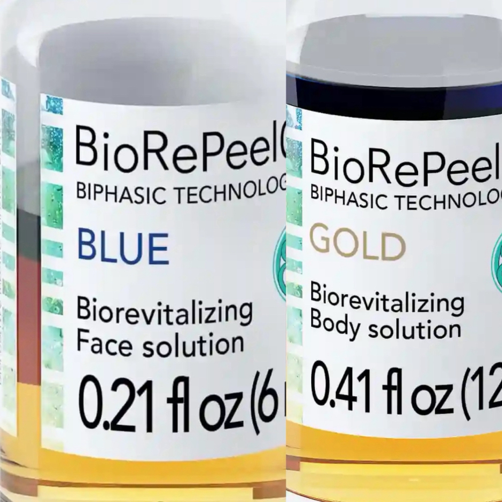 BioRePeel Blue & Gold + Microneedli at Stacey Carta Skin Care in Concord, CA