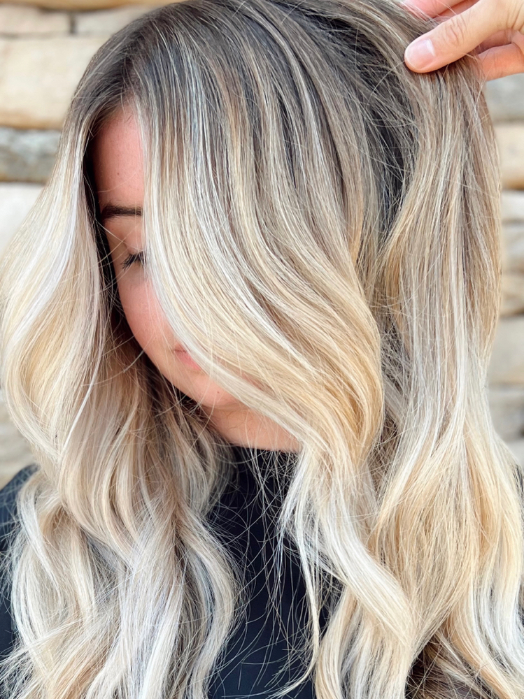 Blowout with Hot Tool Styling