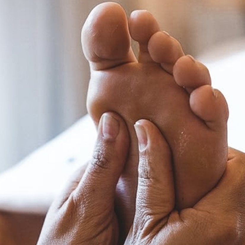 Reflexology foot massage at Calma Bodywork in Livingston, TX