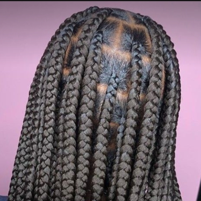 Large Knotless  Braids