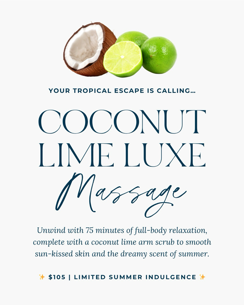 Coconut Lime Luxe Massage