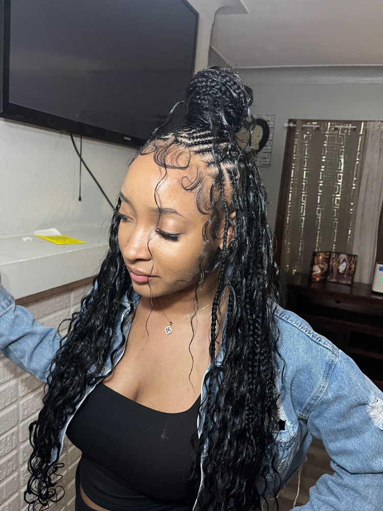 Fulani Braids at yesidohair in Toledo, OH